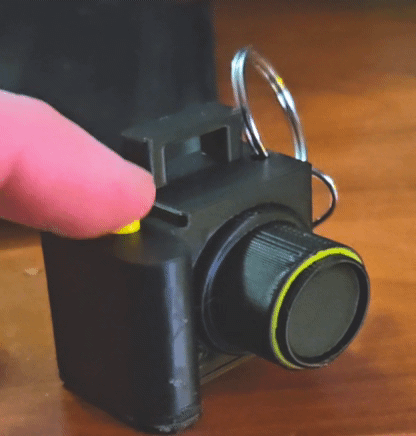 Camera Fidget Clicker Keychain (MOQ 25)