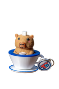 Cuppybara Fidget Keychain | Mechanical Clicker & Spinner Toy